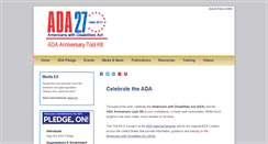 Desktop Screenshot of adaanniversary.org
